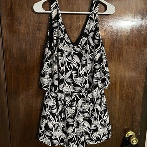 MANGO Tropical Flowy Romper